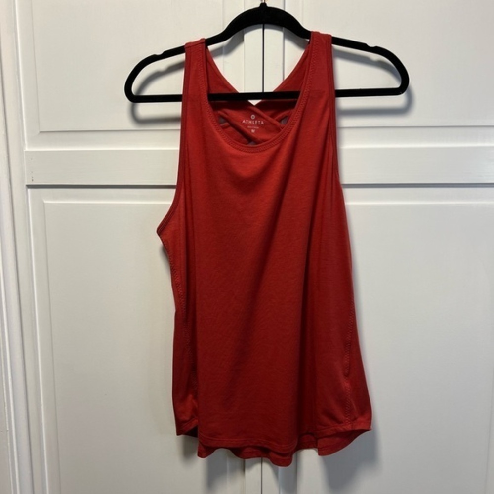 Athleta Yogini Unstinkable Crisscross Back Yoga Tank Top Size Women’s Medium